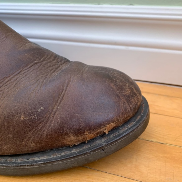 Harley-Davidson Brown Leather Boots with Patches - Picture 4 of 4